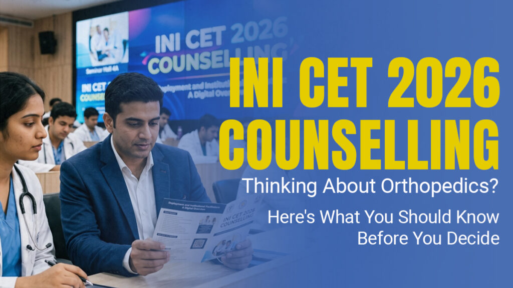 INI CET 2026 Counselling